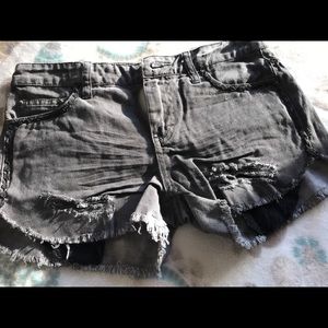 Grey Free People shorts